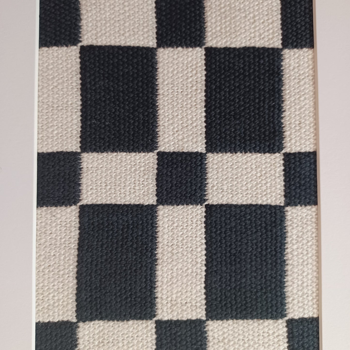 Black and White Textile Wall Art