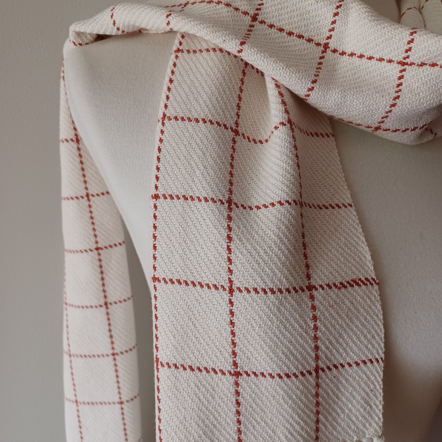 Cotton Plaid Scarf