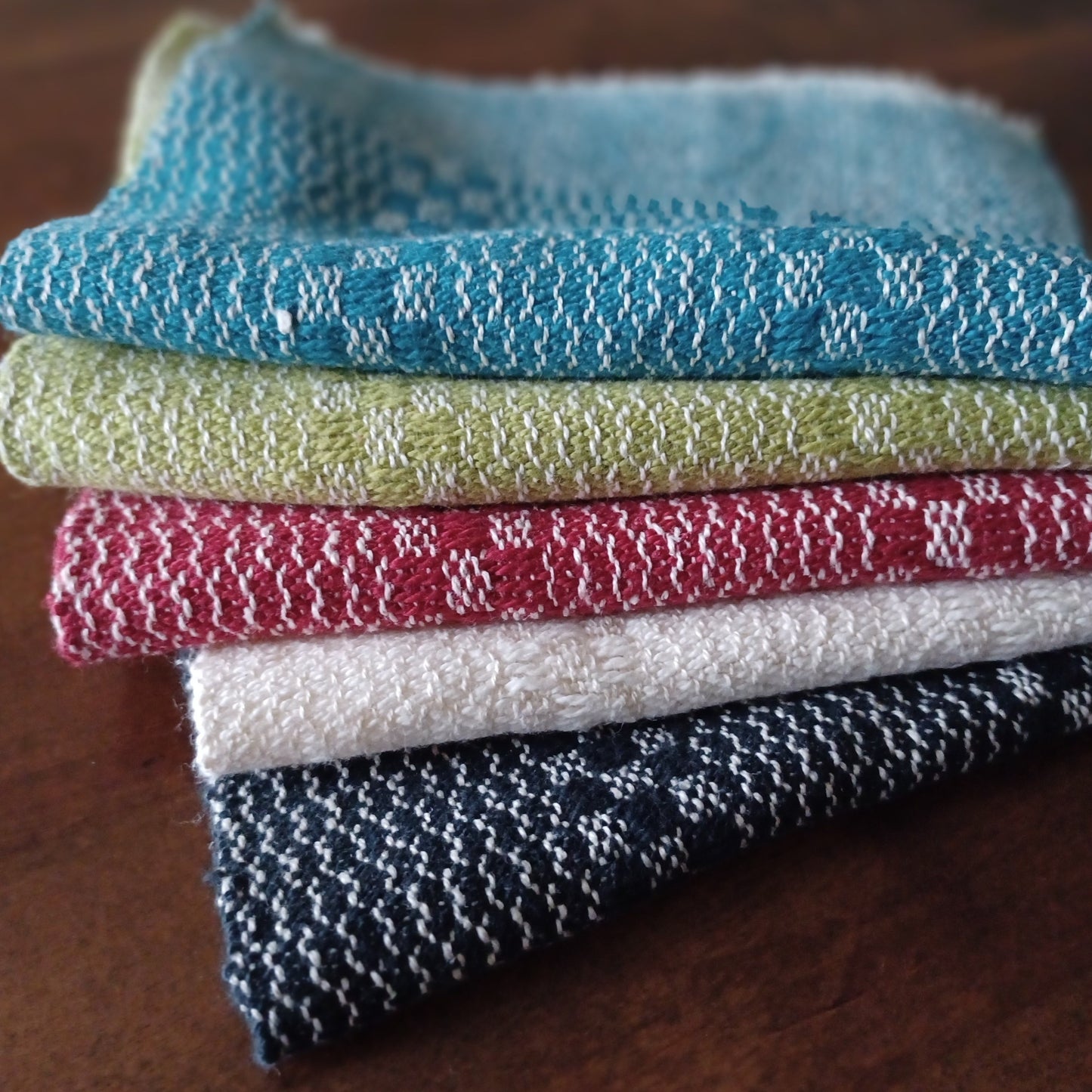 5 Pack Hemp-Cotton Wash Cloth, Mini-Towel, Wash Rag