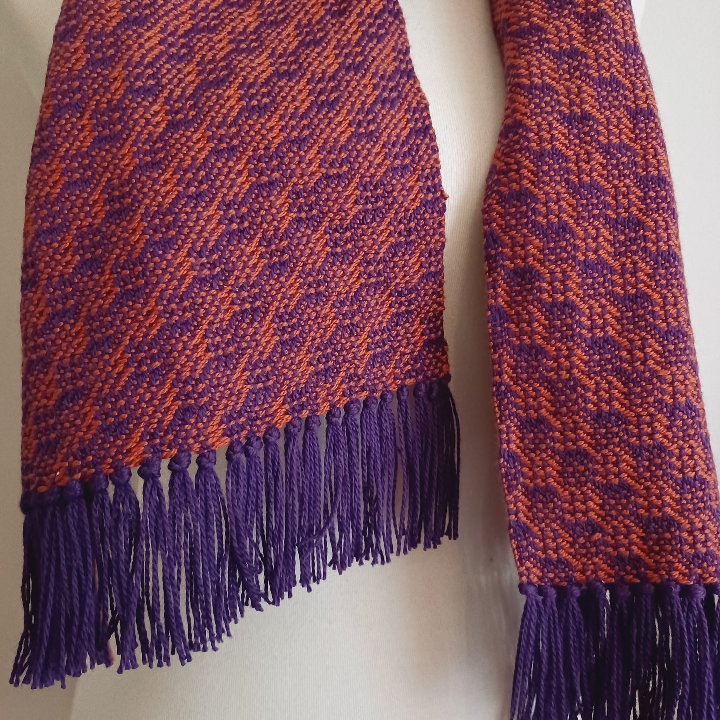 Handwoven Halloween Scarf