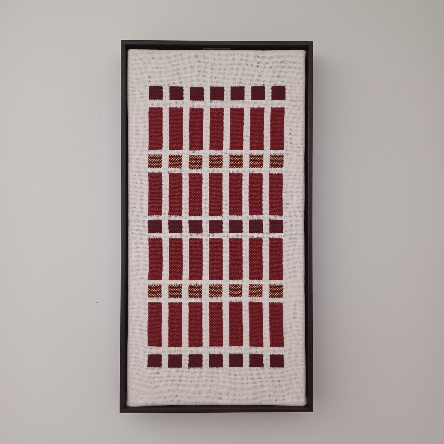 Woven Wall Hanging - Red Blots