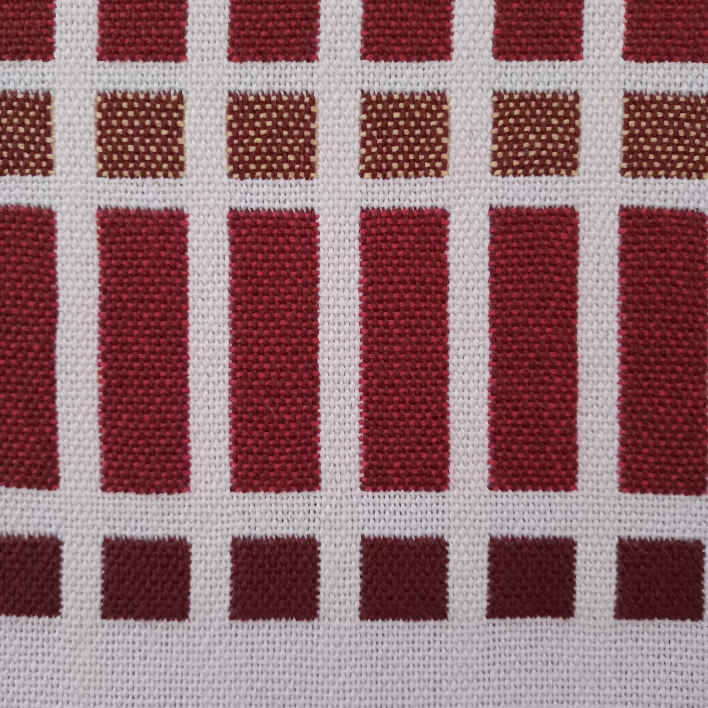 Woven Wall Hanging - Red Blots