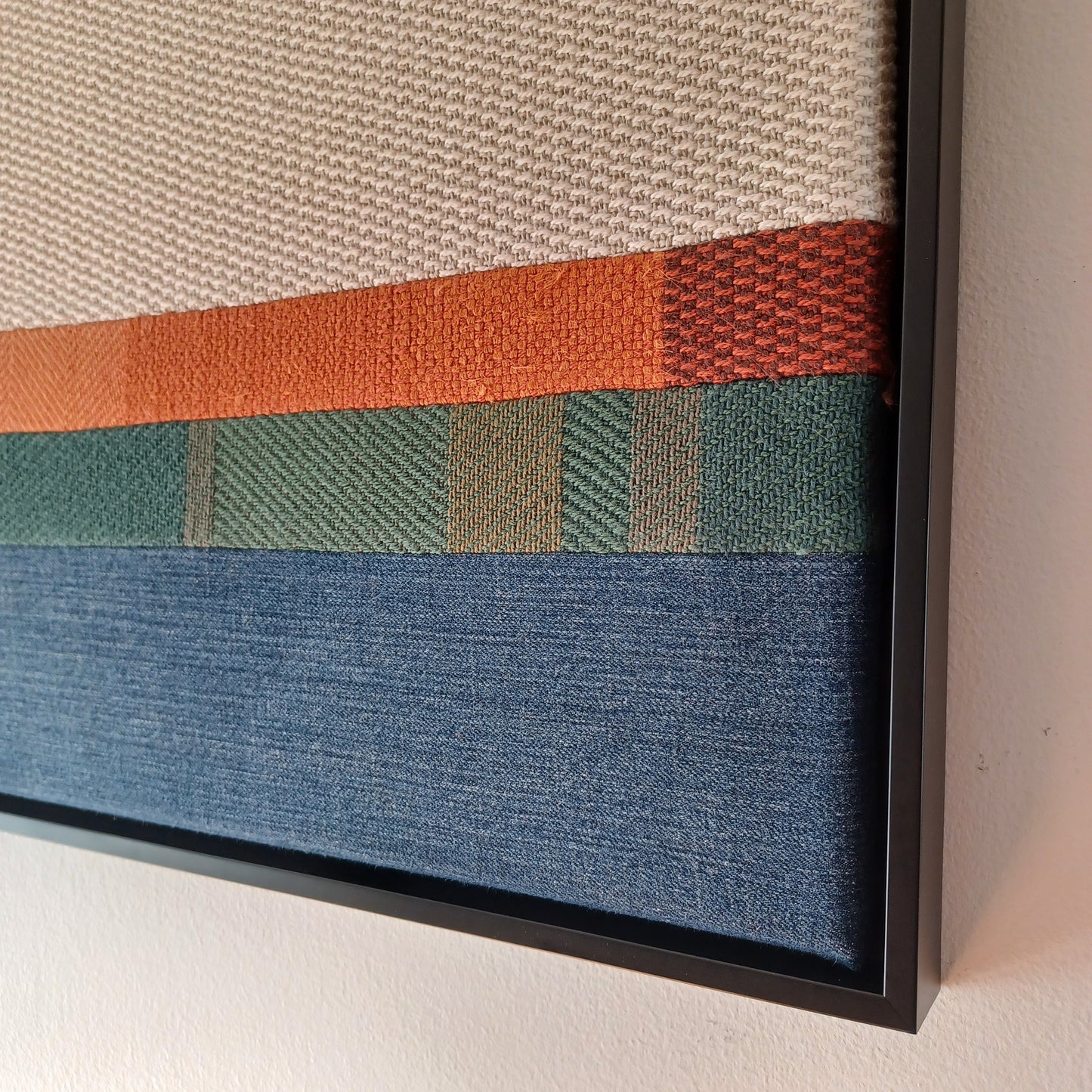 Handwoven Textile Collage