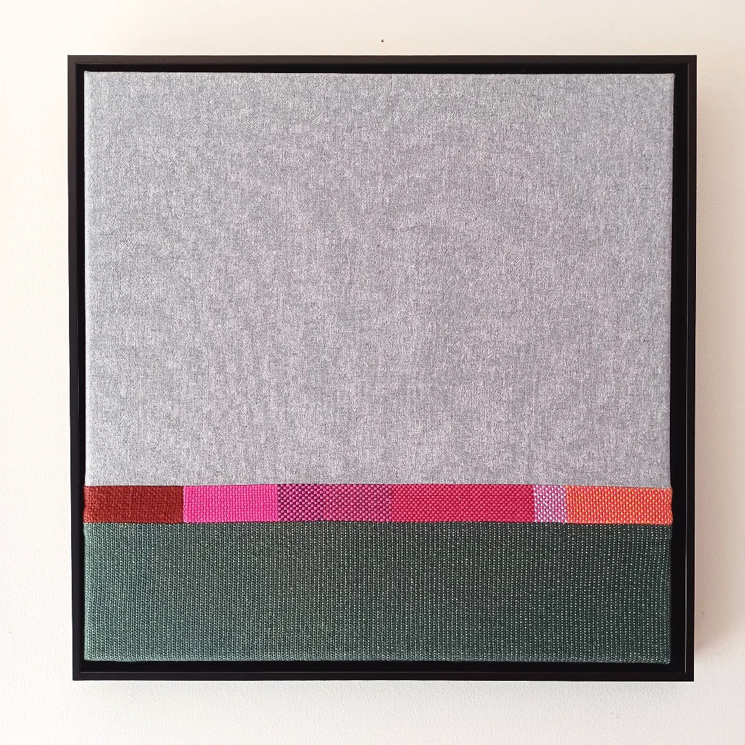 Handwoven Textile Collage