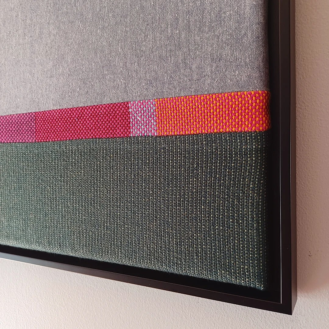 Handwoven Textile Collage