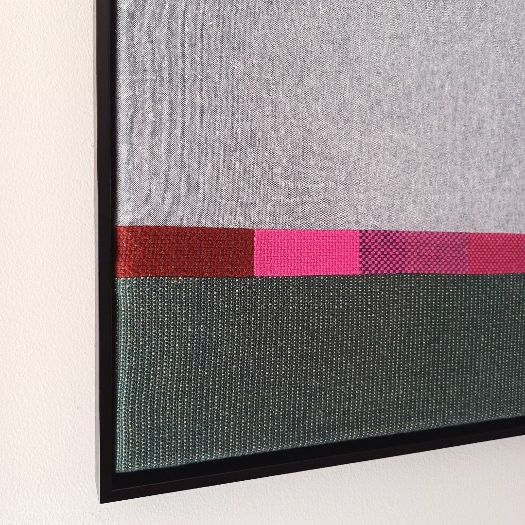Handwoven Textile Collage