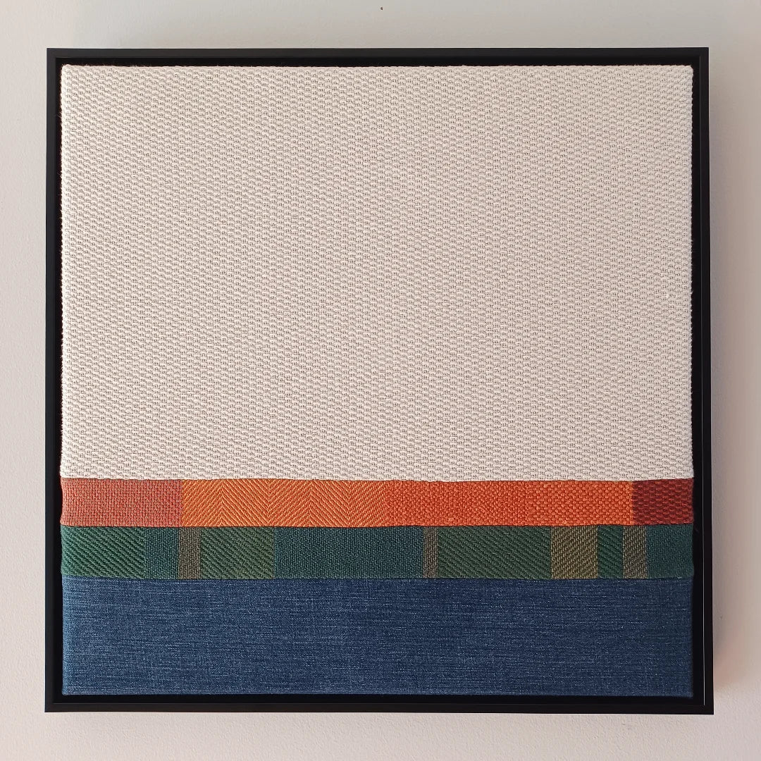 Handwoven Textile Collage