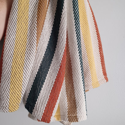 Fall Striped Dish Towels