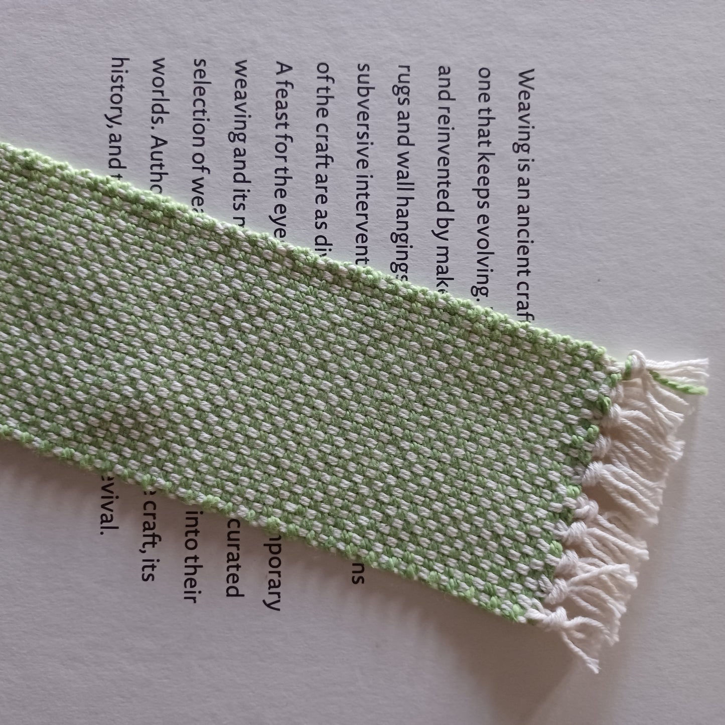 Handwoven Bookmark