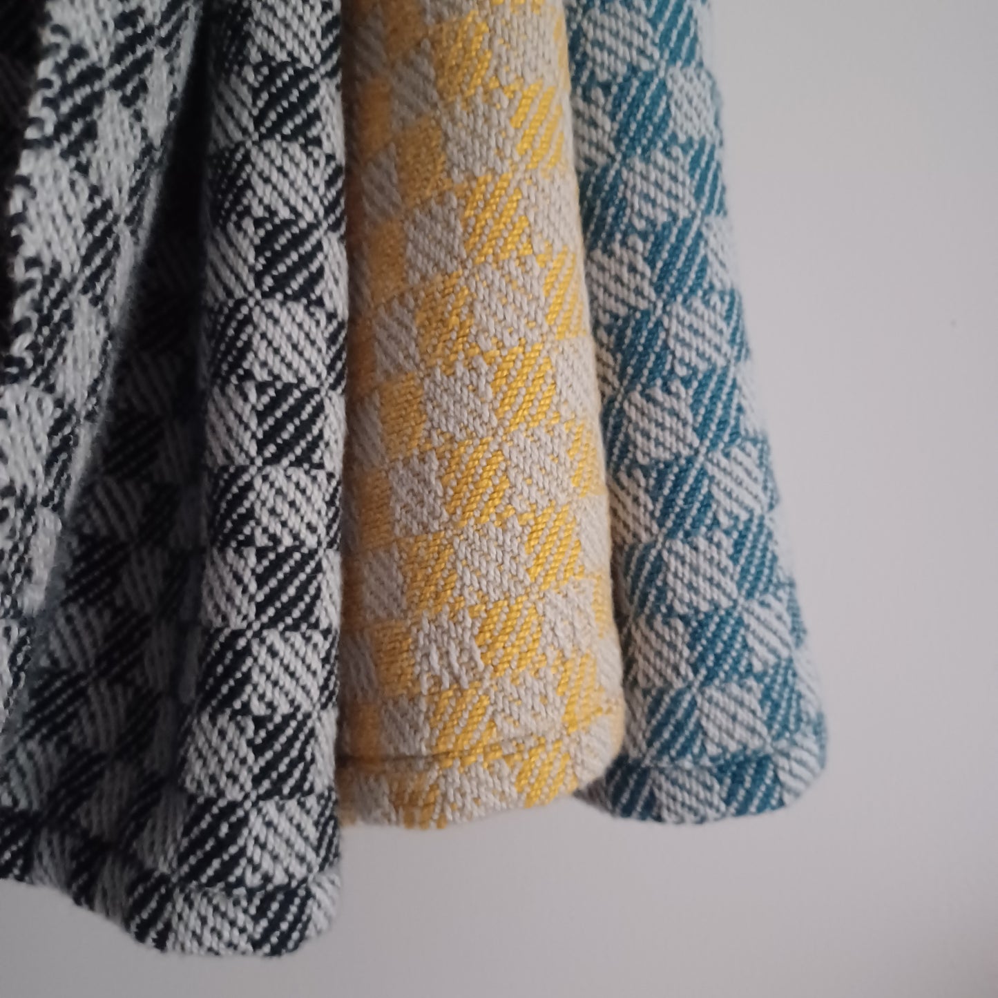 Checkerboard Pattern Dish Towels