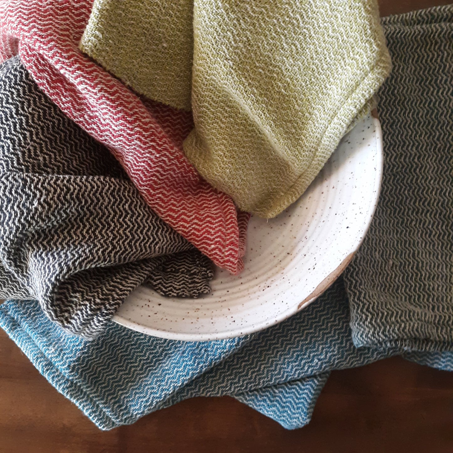 Handwoven Hemp-cotton Dishtowel- MADE TO ORDER