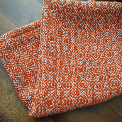 Hemp Cotton Dishtowel - Orange