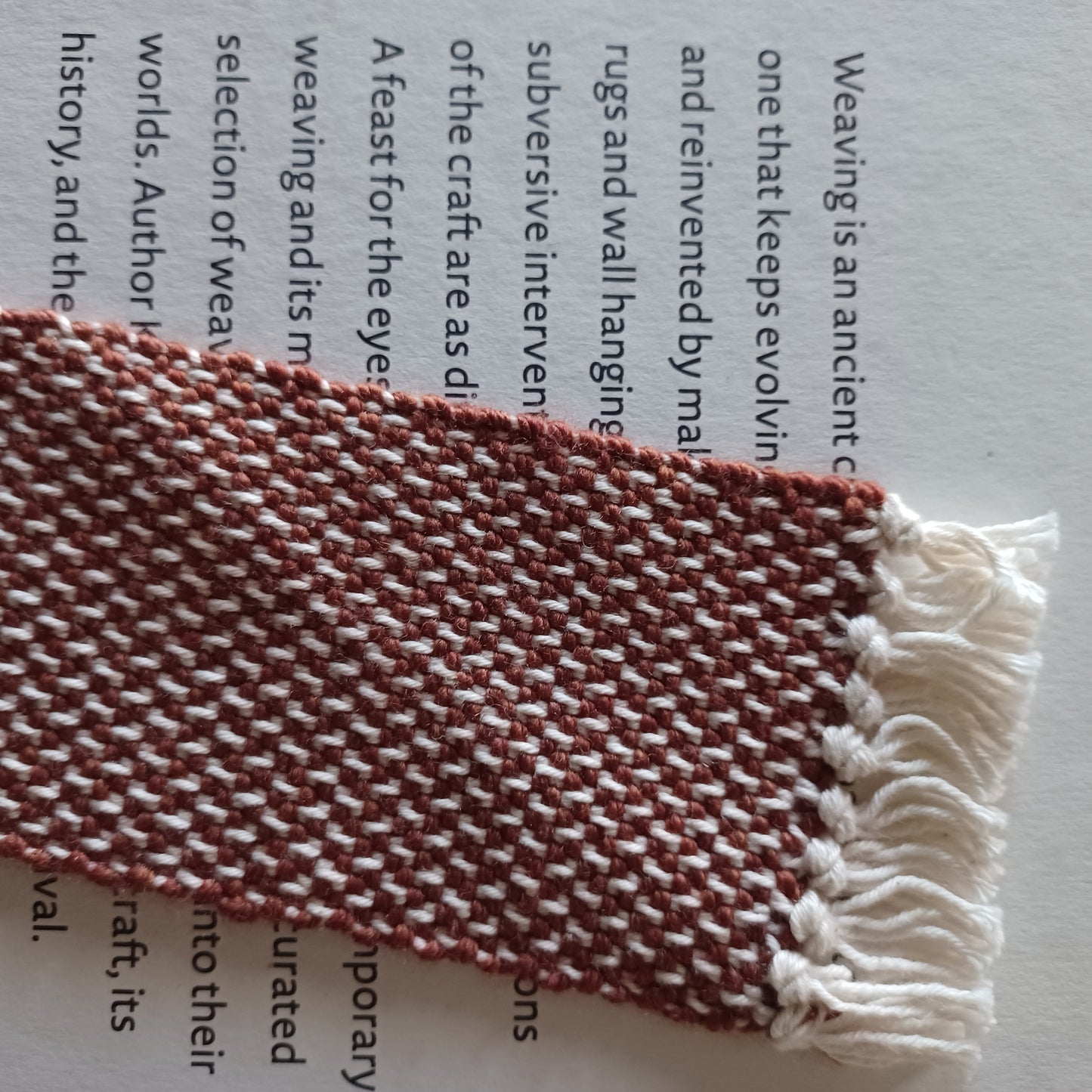 Handwoven Bookmark