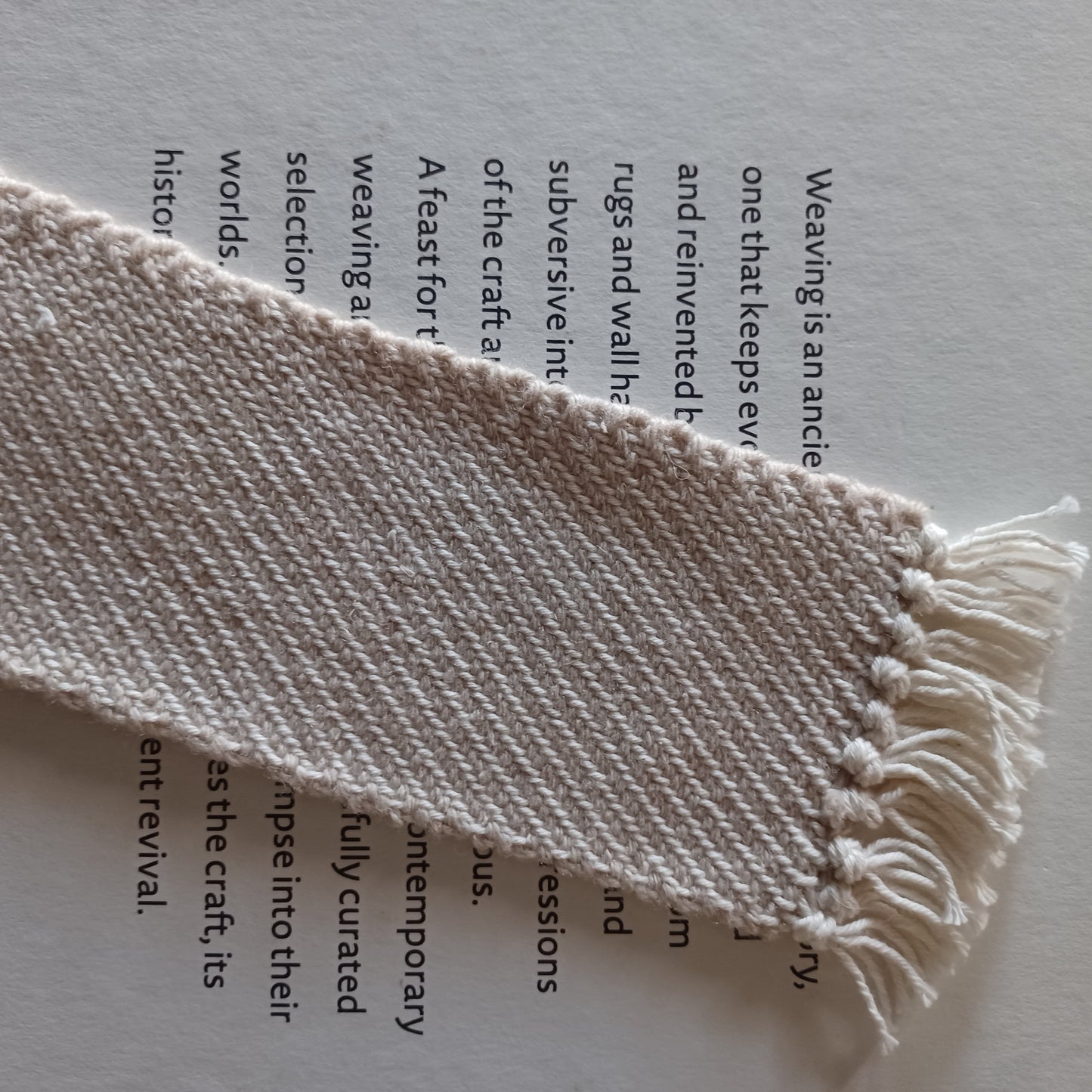 Handwoven Bookmark