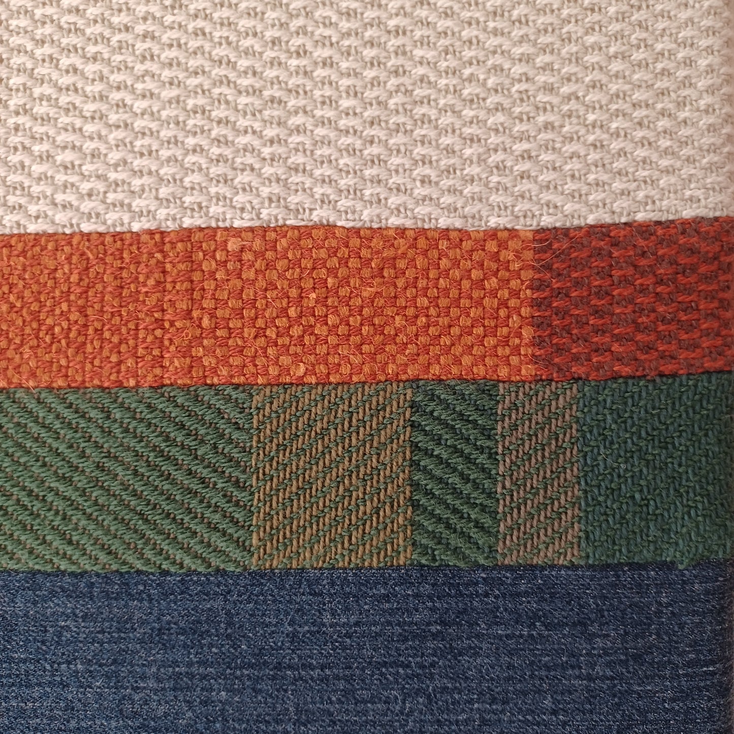 Handwoven Textile Collage