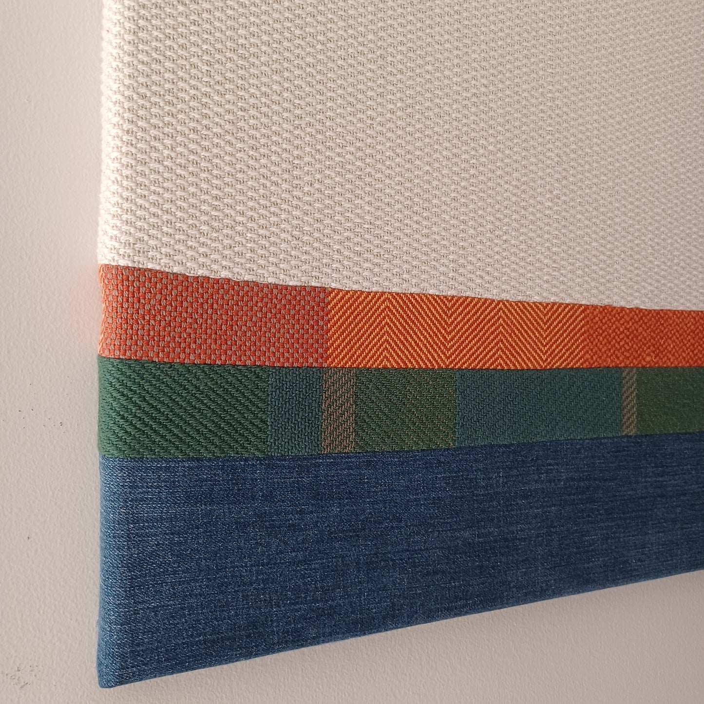 Handwoven Textile Collage