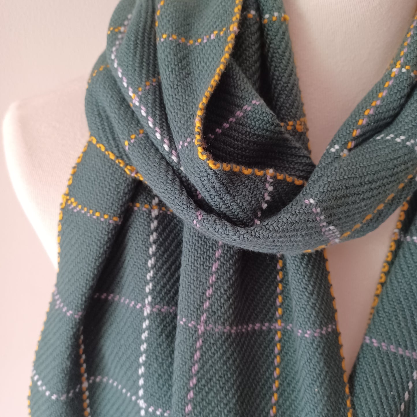 Cotton Plaid Scarf