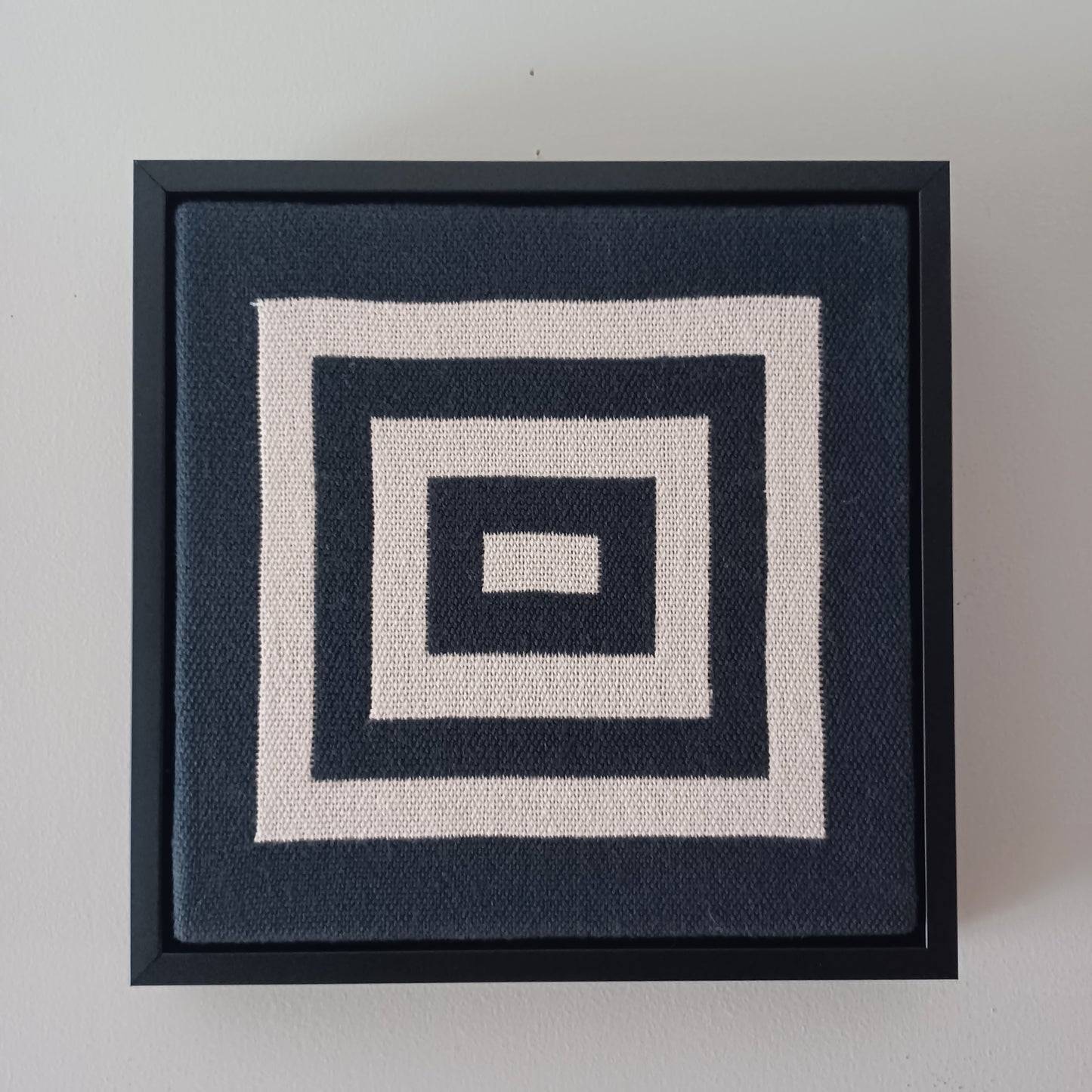 Black and White Woven Art