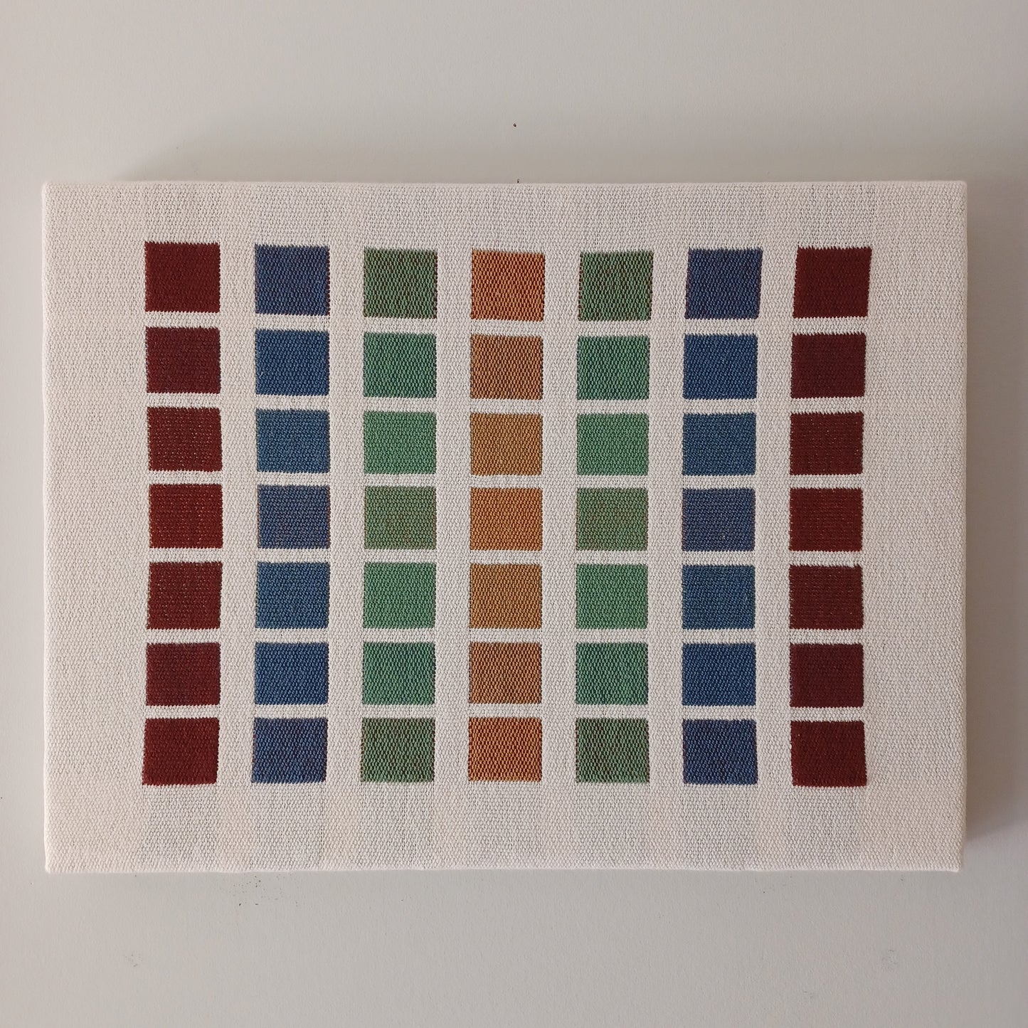 Handwoven Textile Art- Squares
