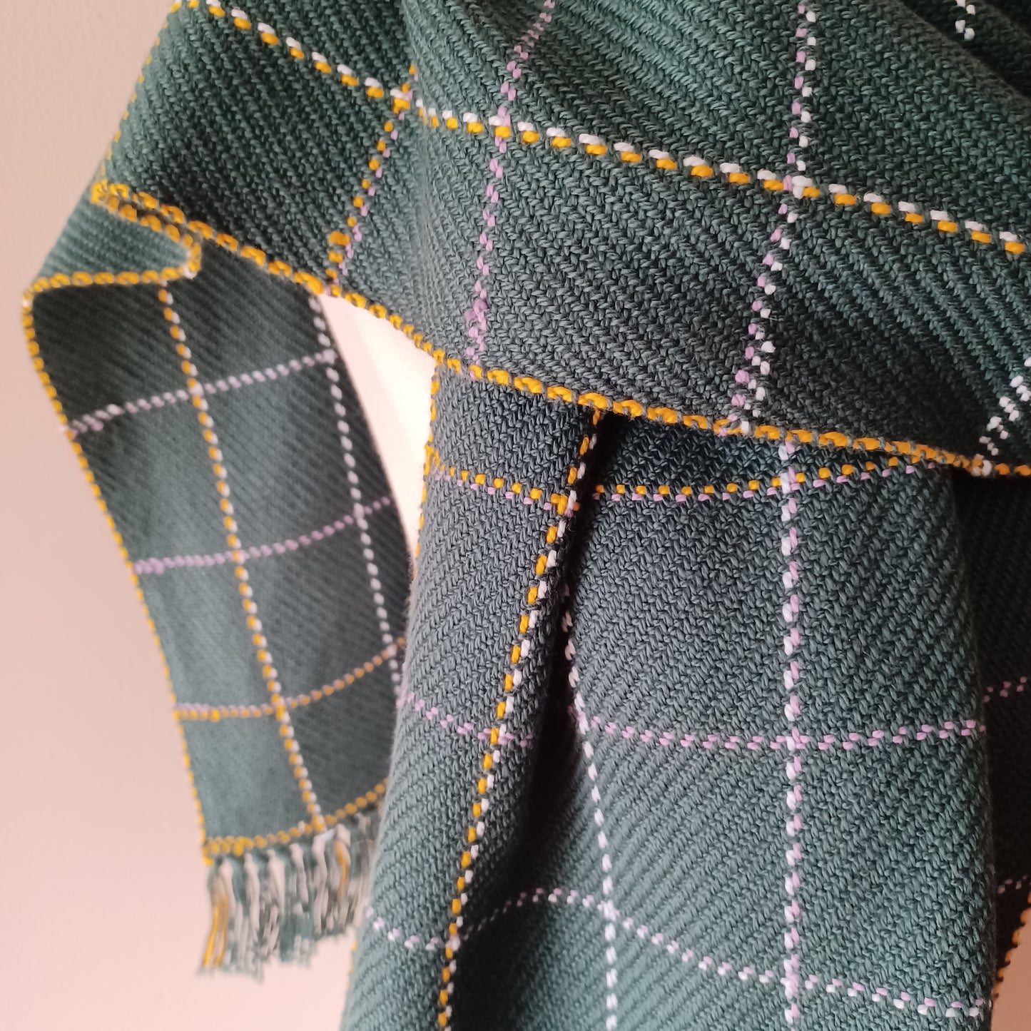 Cotton Plaid Scarf