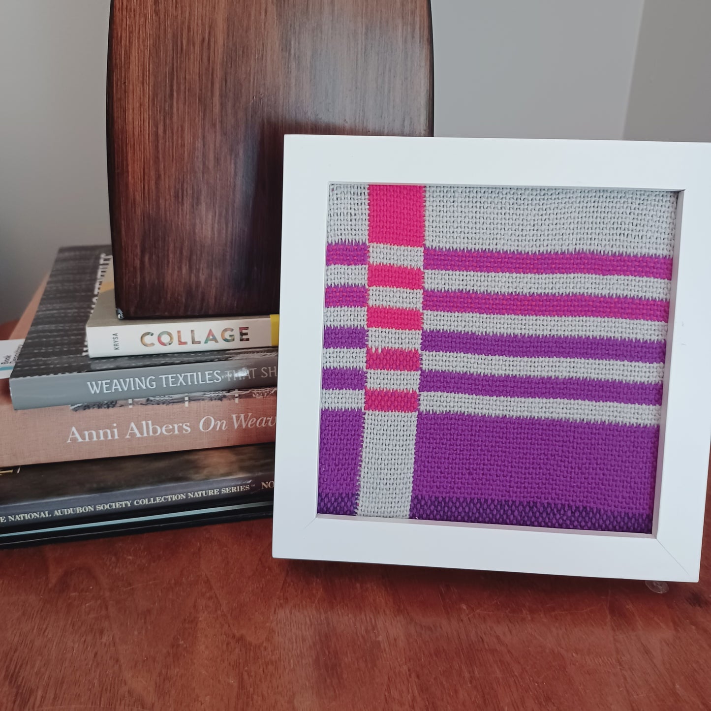 Handwoven Textile Art in Double-Weave Technique