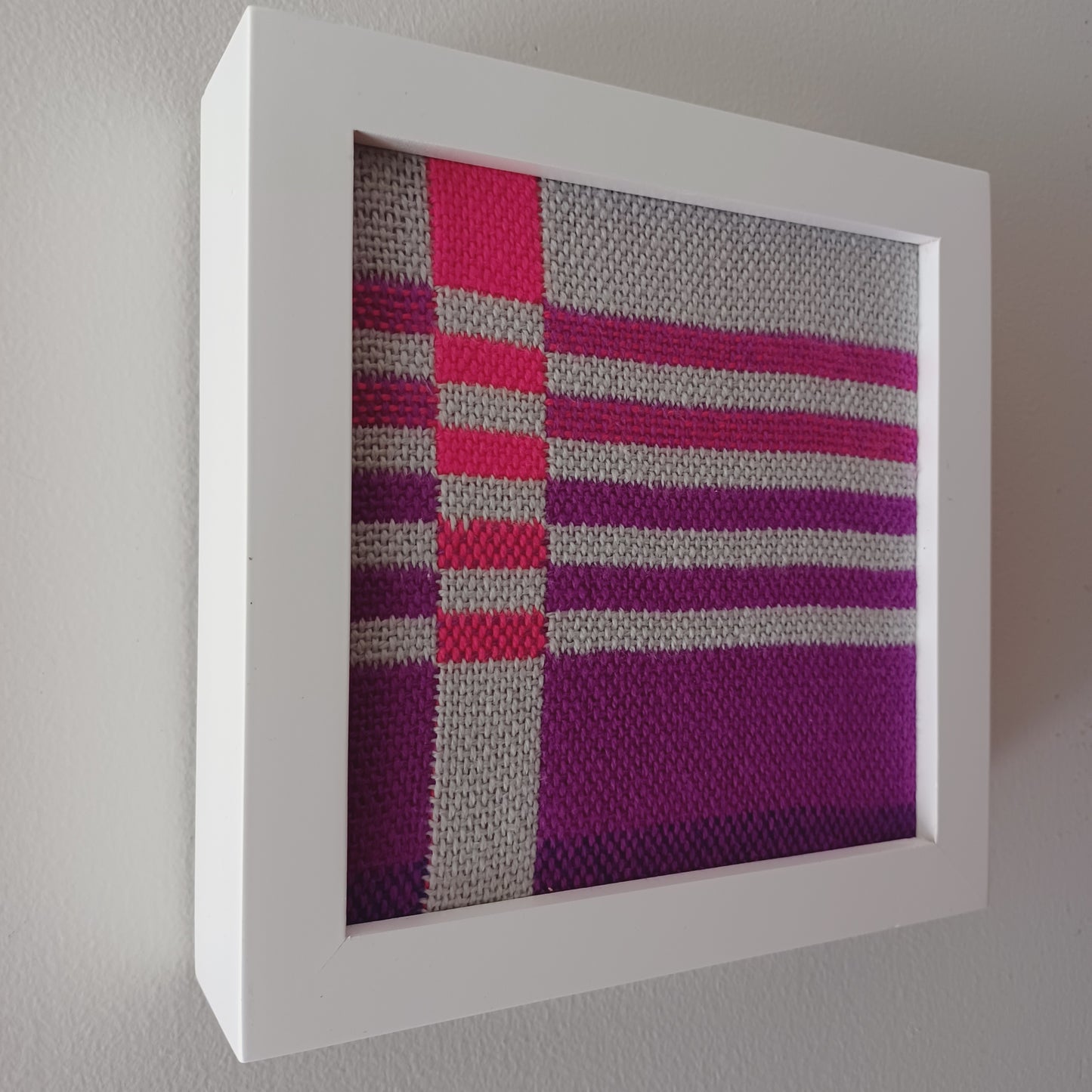Handwoven Textile Art in Double-Weave Technique