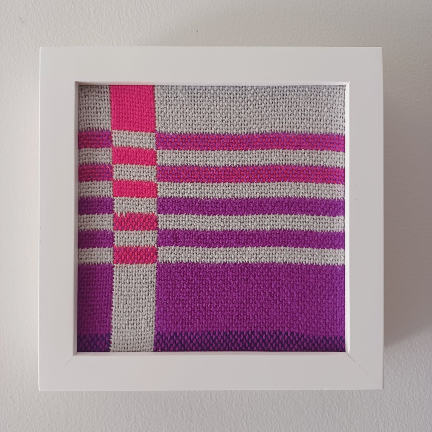 Handwoven Textile Art in Double-Weave Technique