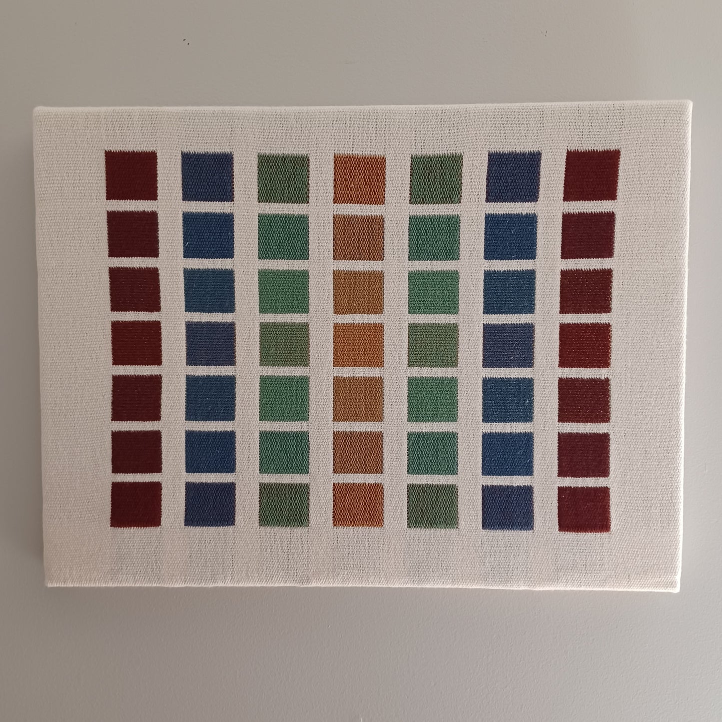 Handwoven Textile Art- Squares