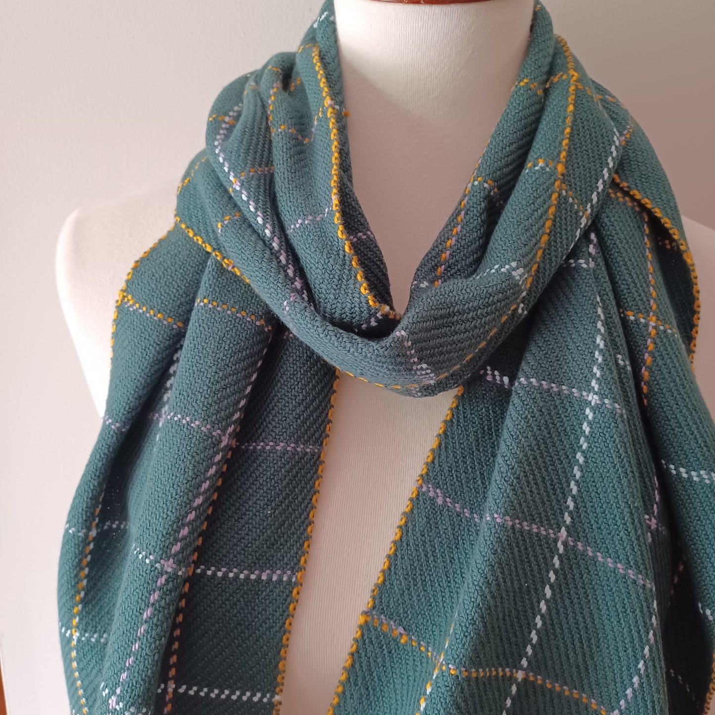 Cotton Plaid Scarf