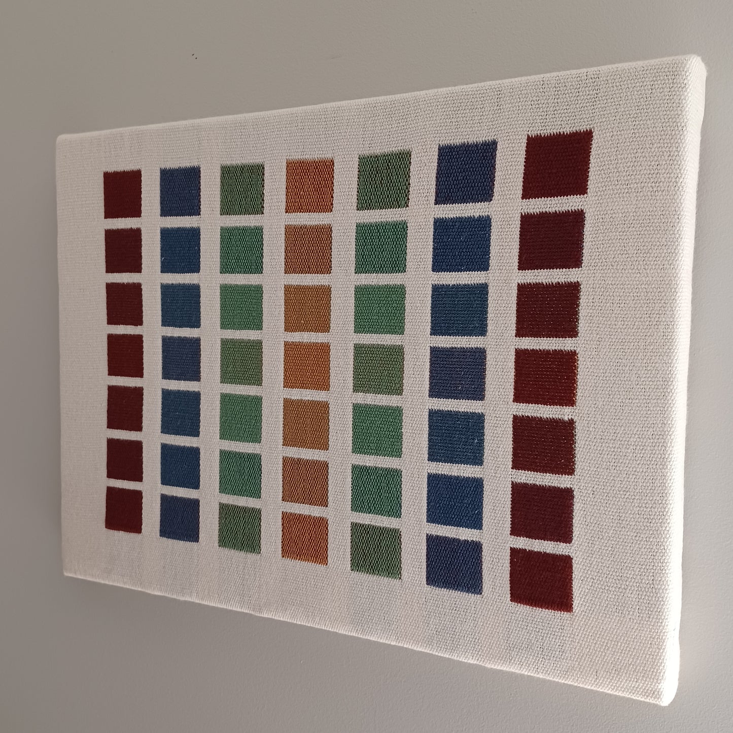 Handwoven Textile Art- Squares