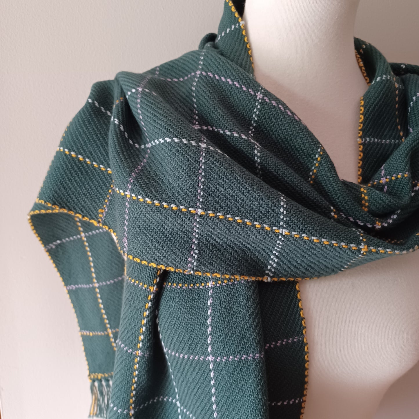 Cotton Plaid Scarf