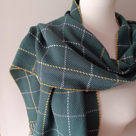 Cotton Plaid Scarf