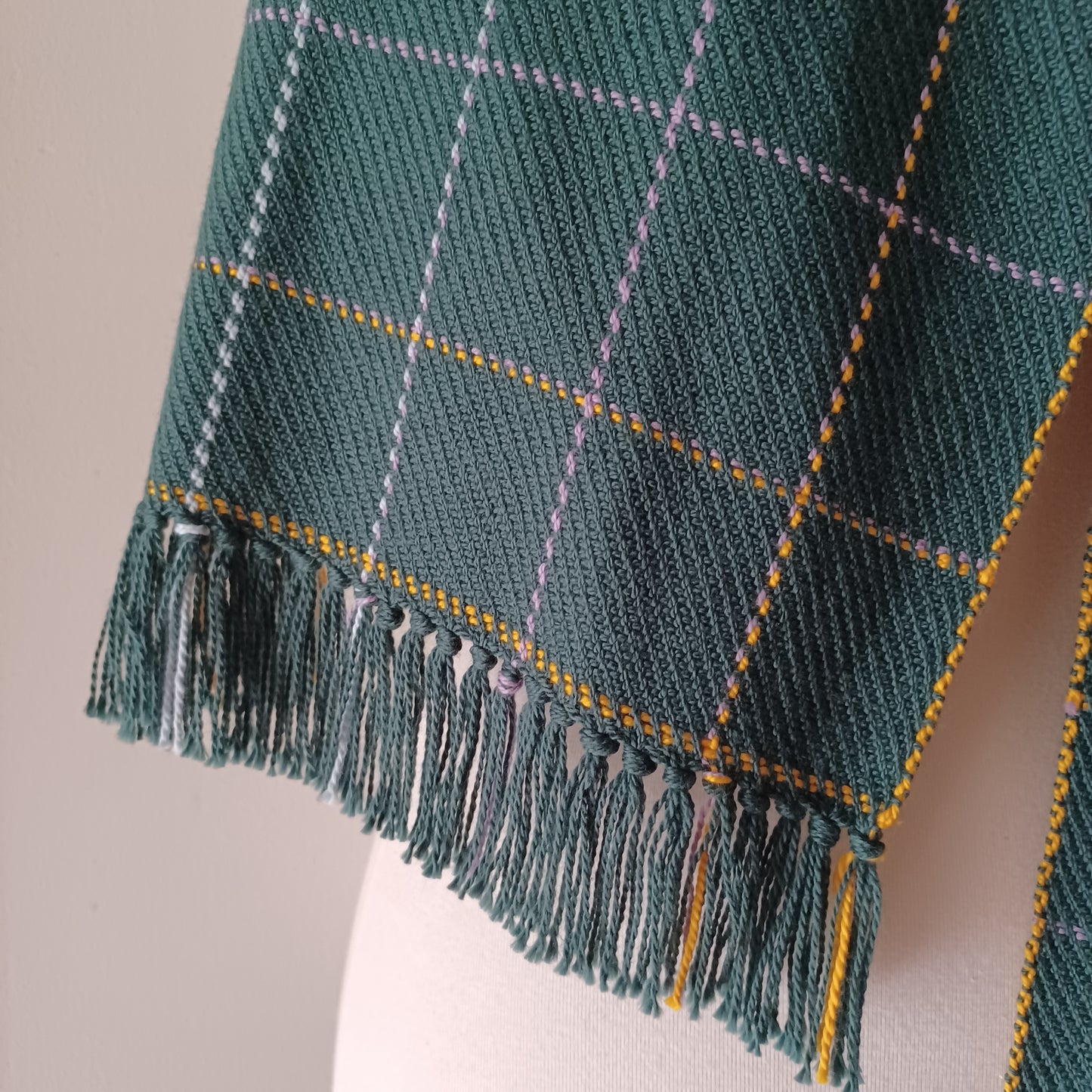 Cotton Plaid Scarf