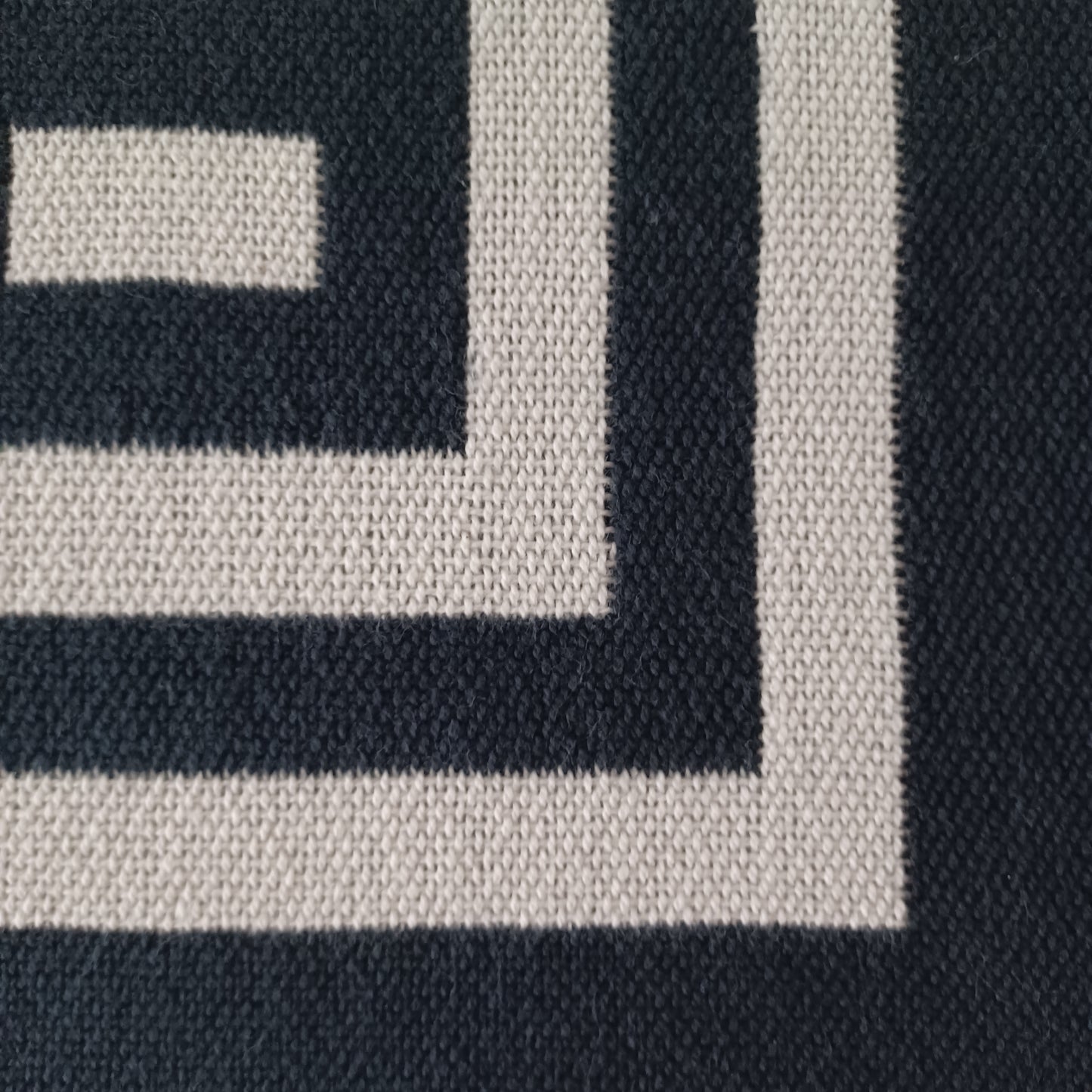 Black and White Woven Art