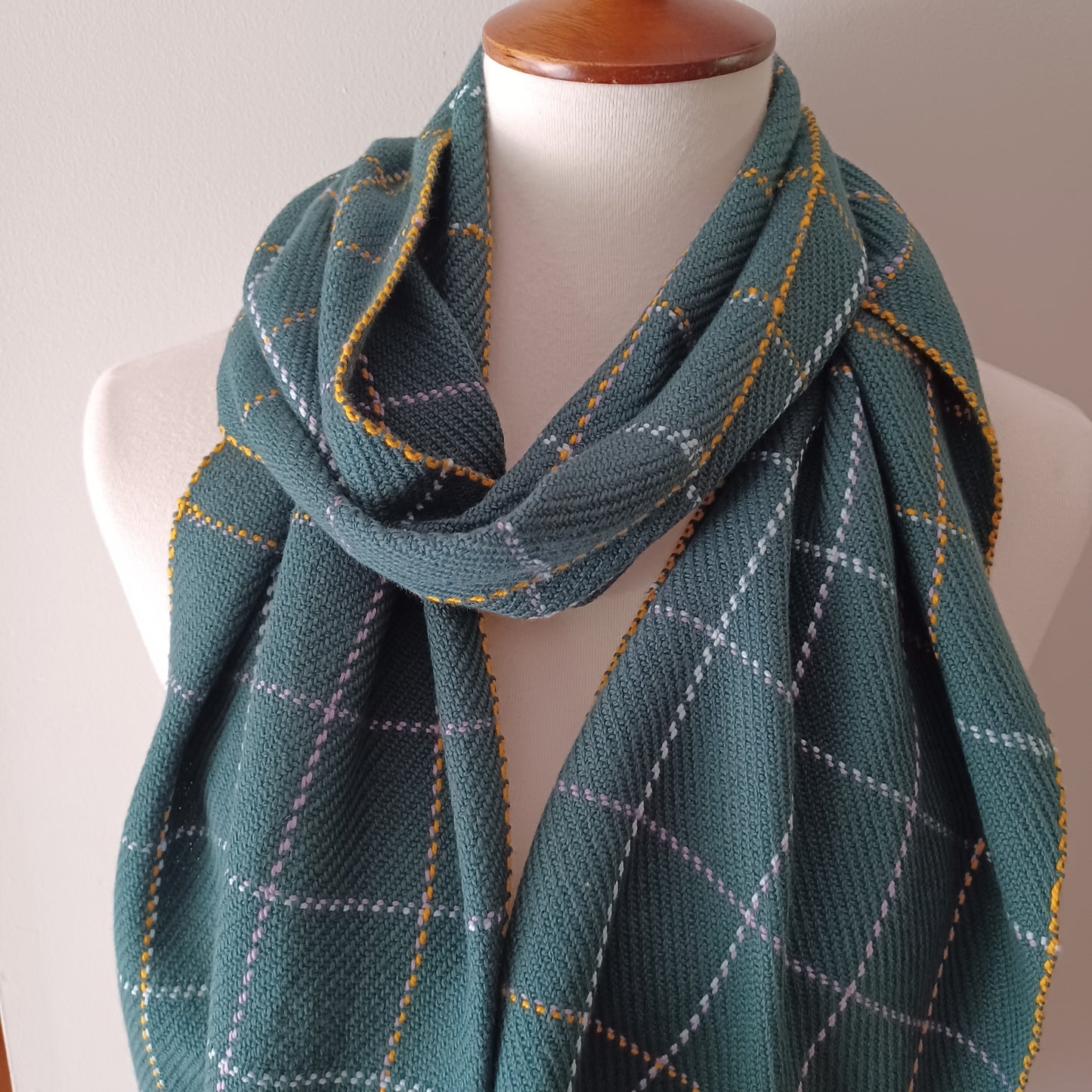 Cotton Plaid Scarf