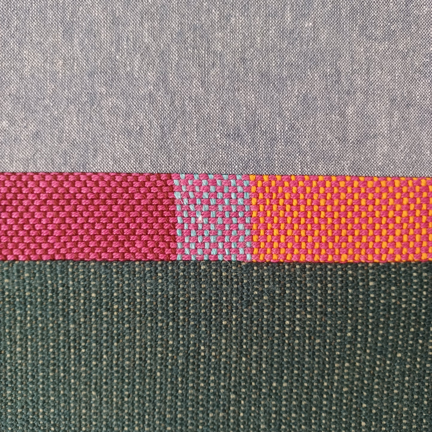 Handwoven Textile Collage