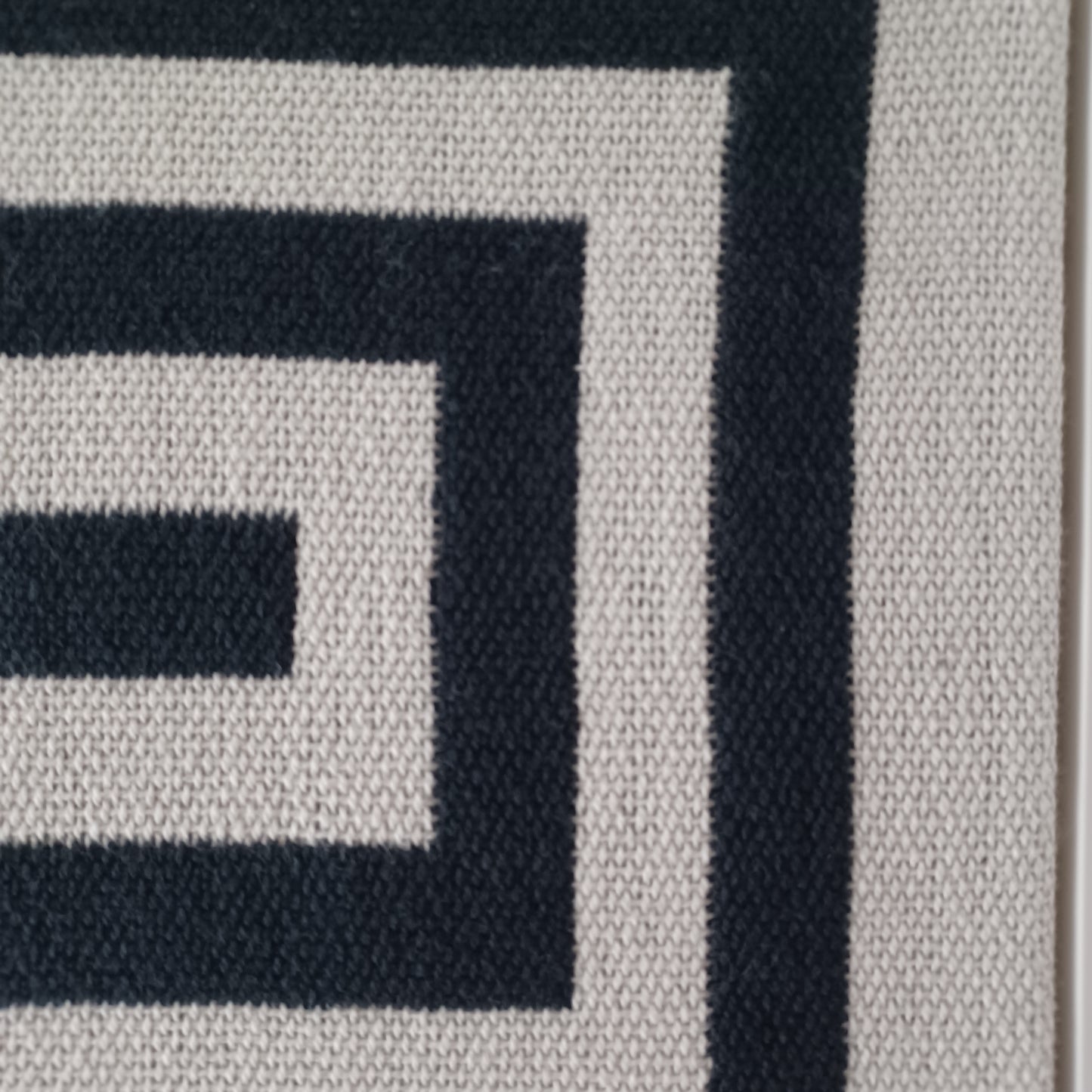 White and Black Woven Art