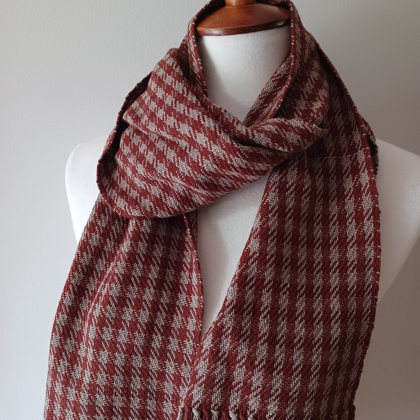 Fall Checkered Scarf