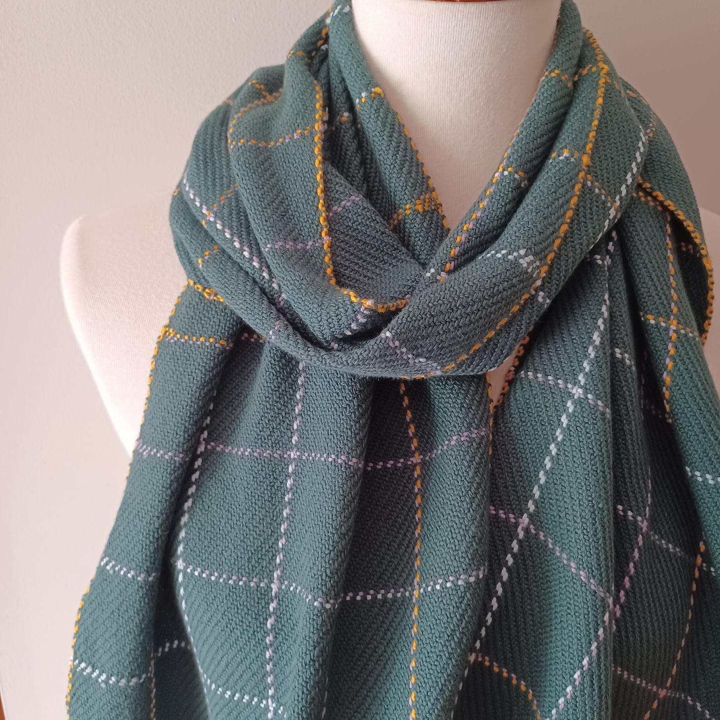 Cotton Plaid Scarf
