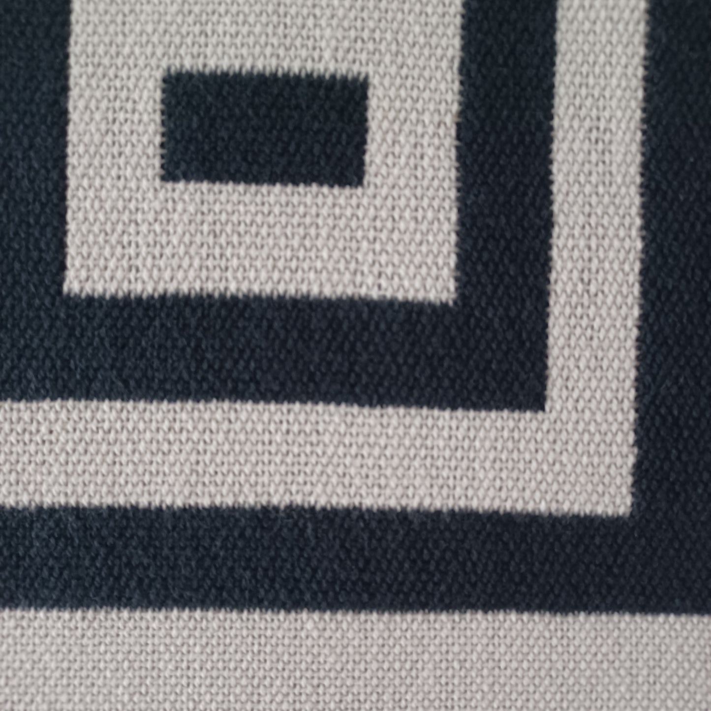 White and Black Woven Art