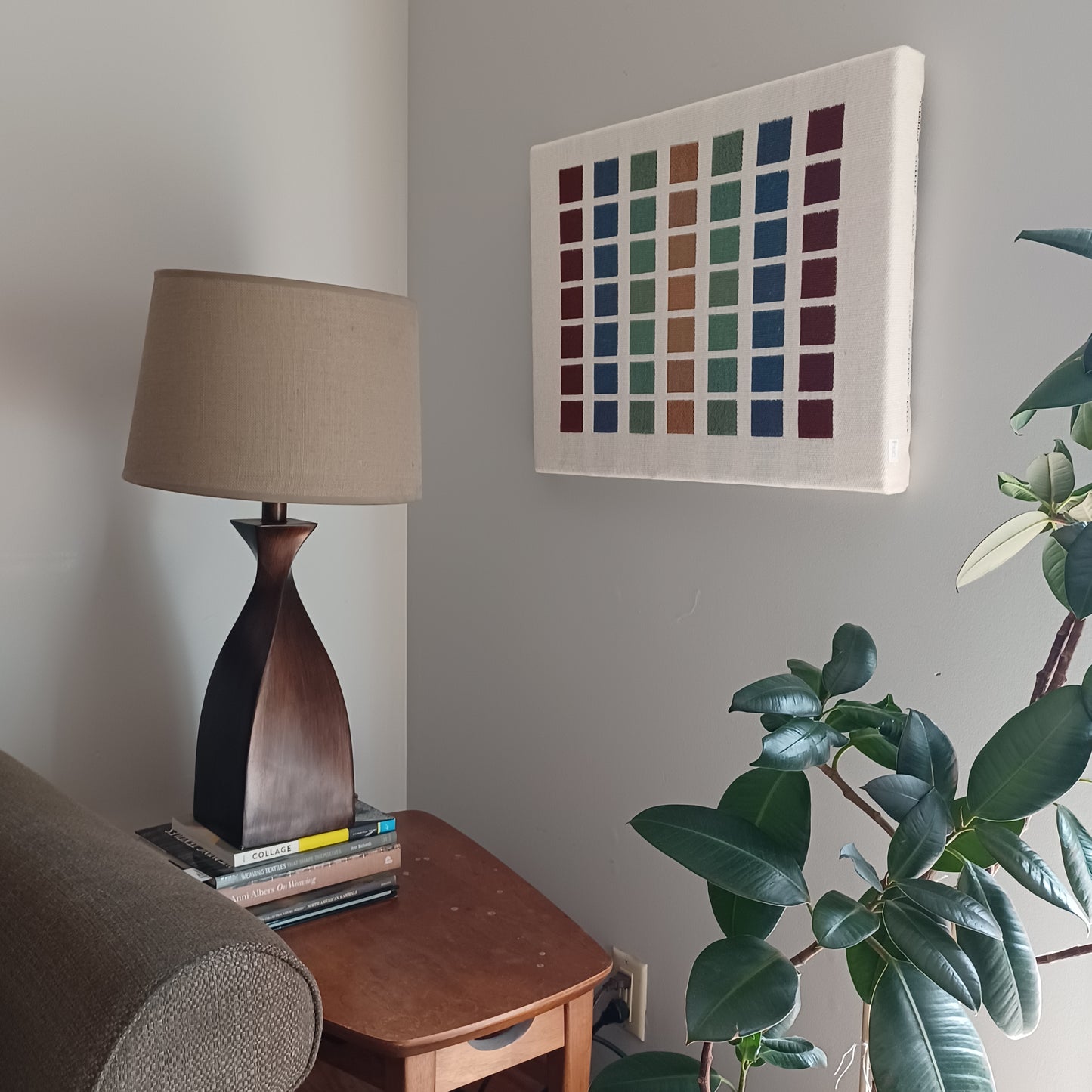 Handwoven Textile Art- Squares