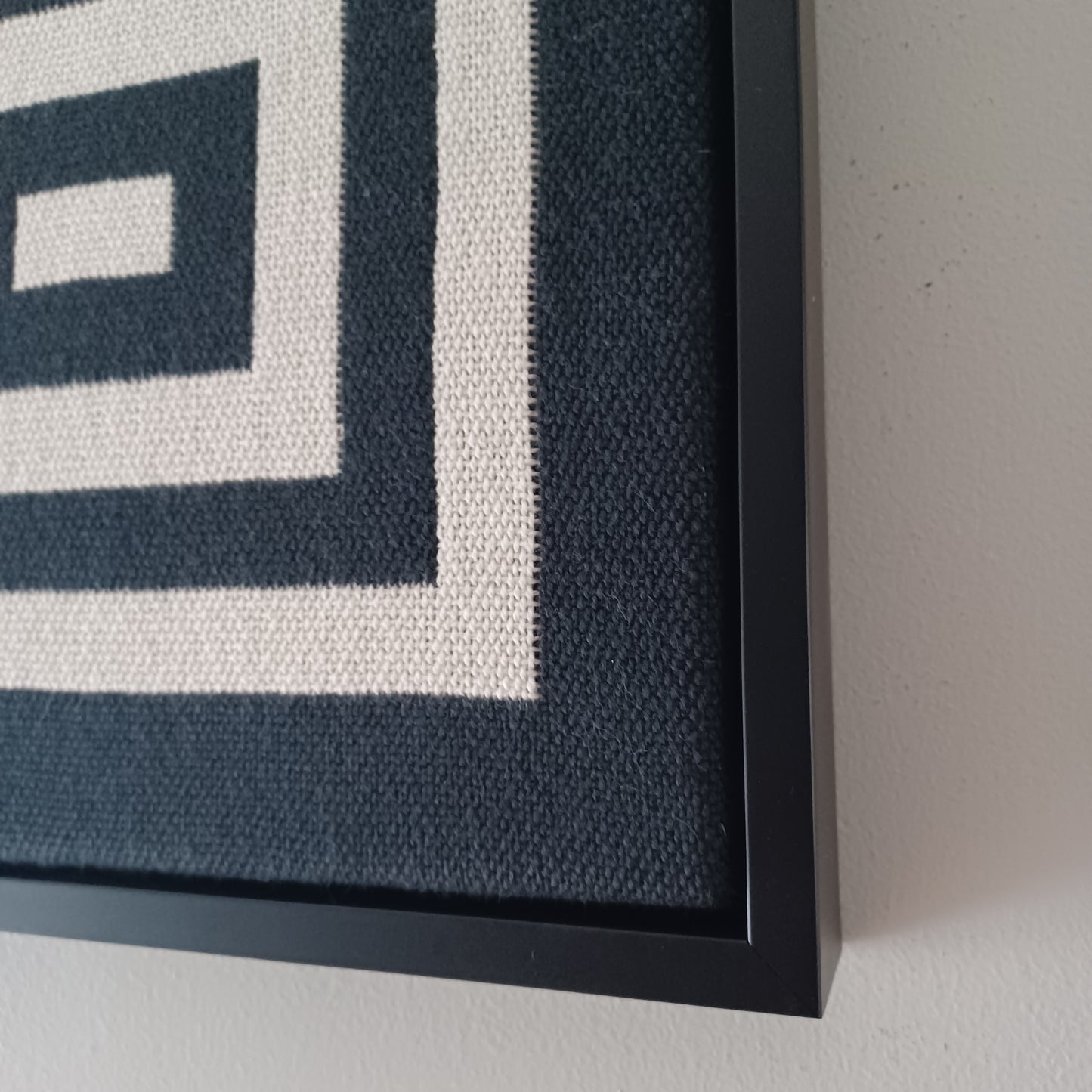 Black and White Woven Art