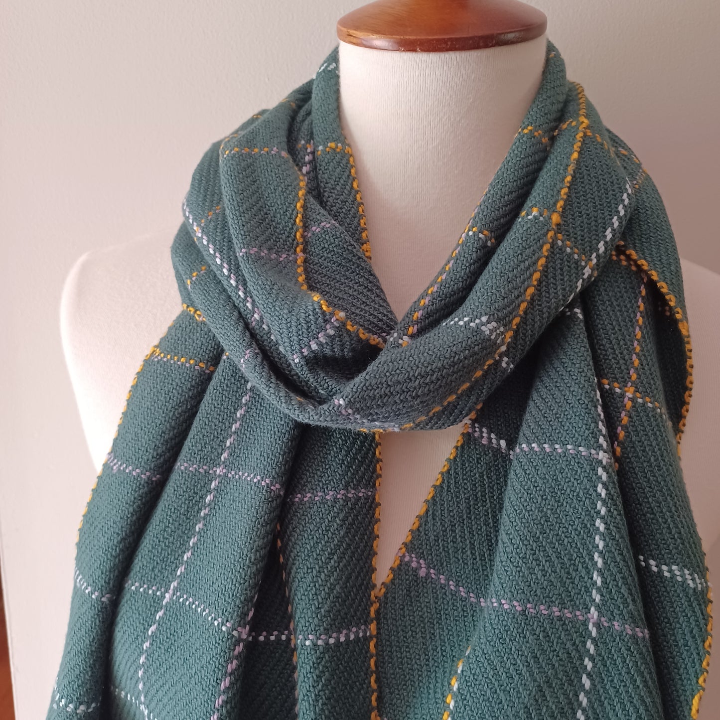 Cotton Plaid Scarf